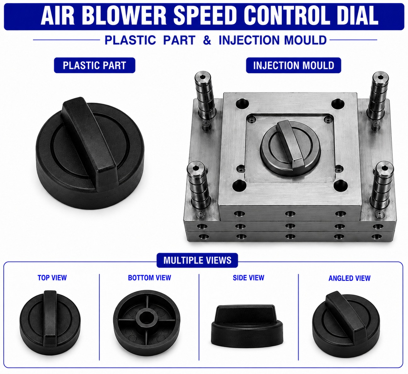 Air Blower Plastic Speed Control Dial Mould and Moulding Services
